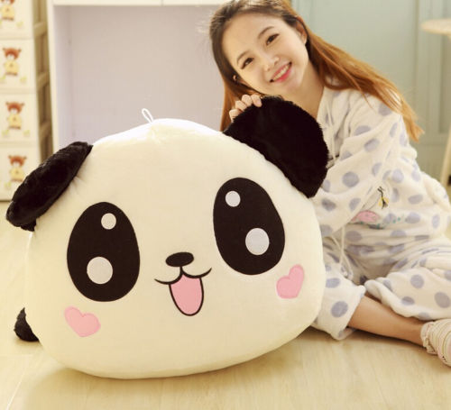 SOO-20cm Cute Plush Doll Toy Stuffed Animal Panda Soft Pillow Cushion Bolster Gift 20cm