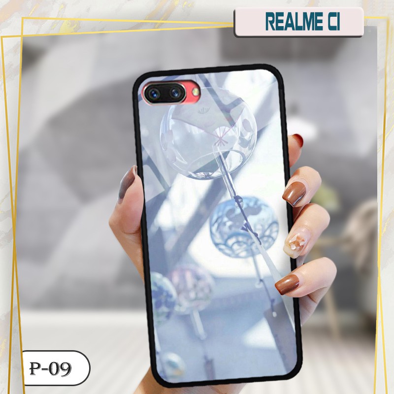 [Mã ELORDER5 giảm 10K đơn 20K] Ốp lưng kính Realme C1- hình 3D