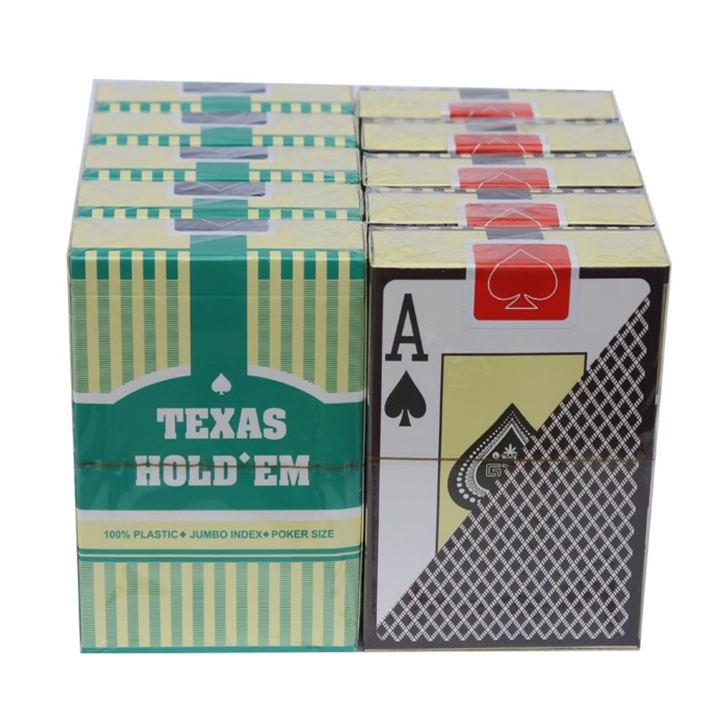 TEXAS HOLD'EM poker, thẻ bài nhựa PVC, chống thấm nước