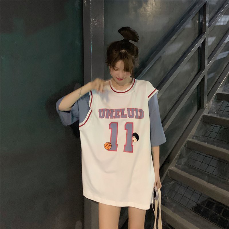 Áo thun cộc tay phối viền số 11 form rộng unisex thời trang hàn quốc/ Áo thể thao nam nữ phối tay phong cách ulzzang | BigBuy360 - bigbuy360.vn