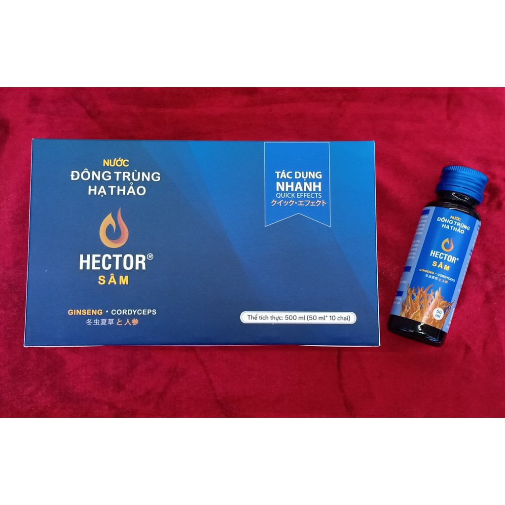 (GIÁ HUỶ DIỆT) Đông Trùng Hạ Thảo Hector Sâm - 10 chai | BigBuy360 - bigbuy360.vn