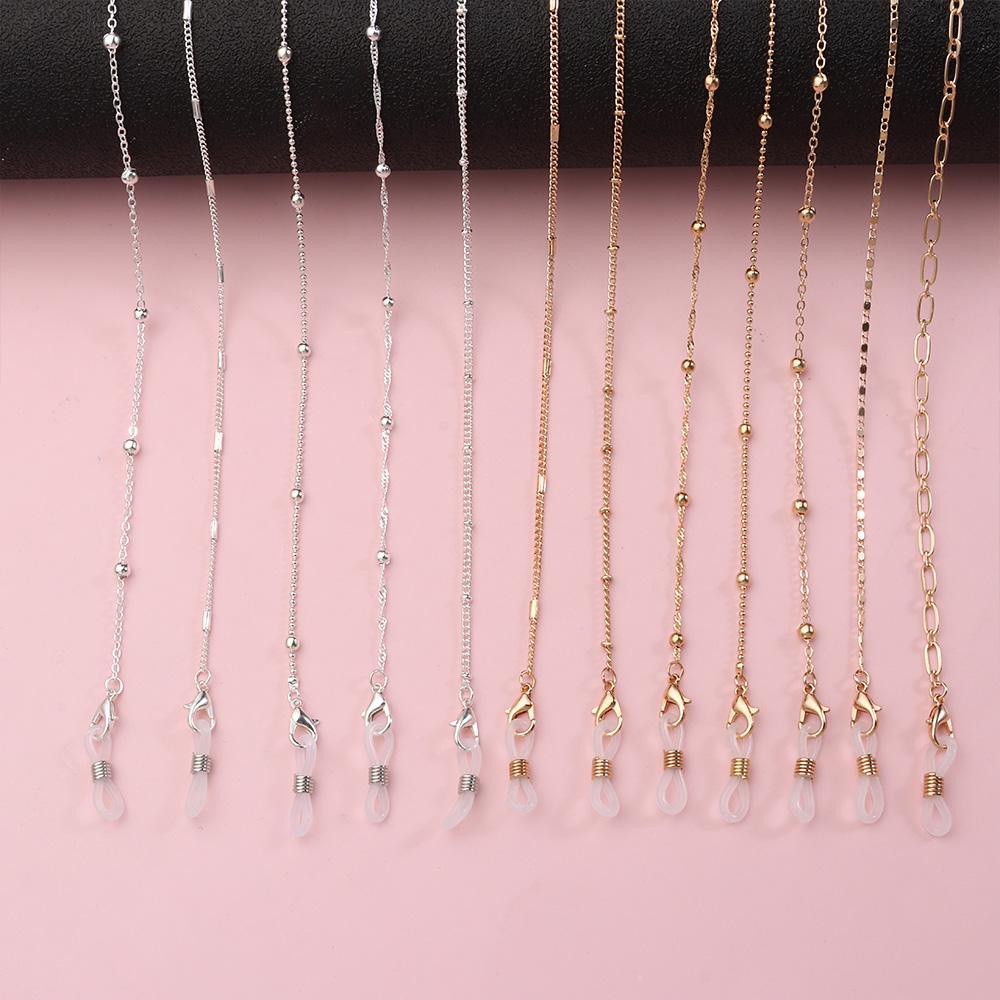 Dây Xích Đeo Mắt Kính Chống Thất Lạc Bằng Hợp Kim Cho Nam &amp; Nữ