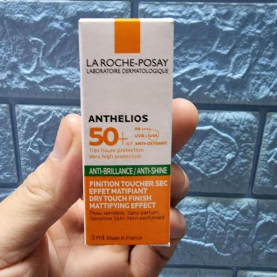 KEM CHỐNG NẮNG LA ROCHE POSAY ANTHELIOS XL DRY TOUCH ANTISHINE SPF50+ 3ML mới