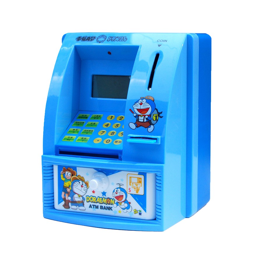 Két sắt mini giữ tiền cho bé ( cây ATM )