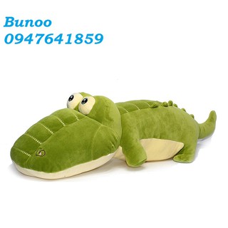 Gấu Bông Cá Sấu Mắt Lồi Siêu Mềm Mịn Kích Thước Từ 60cm-1m3 Bunoo Shop