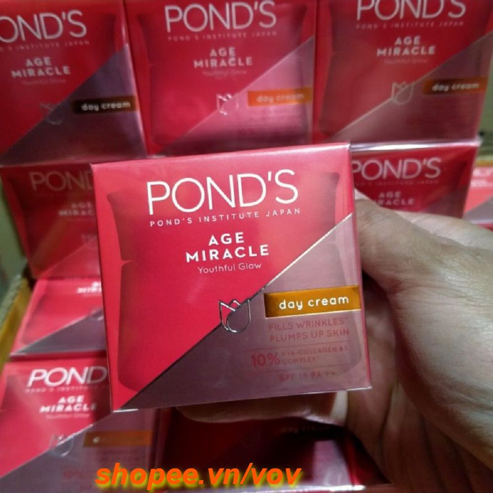 Kem Dưỡng Da Chống Lão Hóa Ponds Age Miracle Ban Ngày 100% chính hãng. vov cung cấp & bảo trợ.