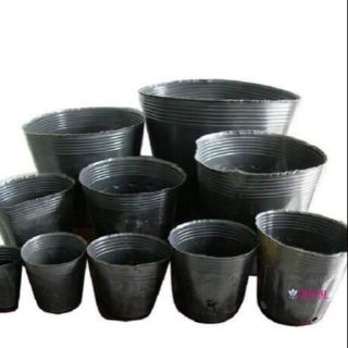 Combo  4 Túi bầu ươm cây giống chậu kích thước 16*14,18*16,21*17,28*25