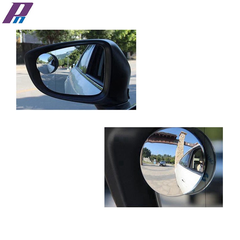 Bộ 2 Gương Cầu Lồi Gắn Trên Gương Chiếu Hậu Ô Tô Xoay 360 Độ Xóa Điểm Mù 206