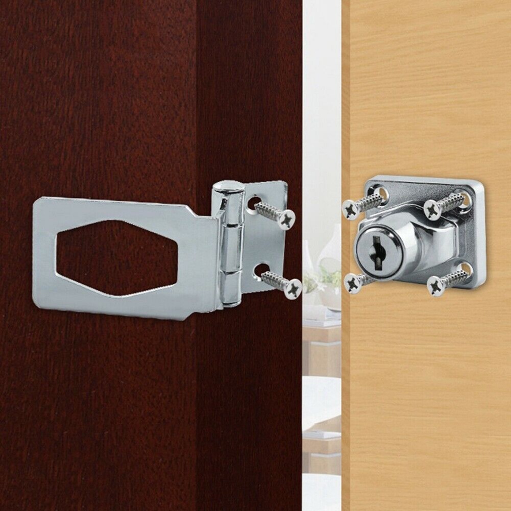 【DREAMLIFE】Lock Cabinet Cupboard Hardware Home Improvement Plate Safety Tool Boxes