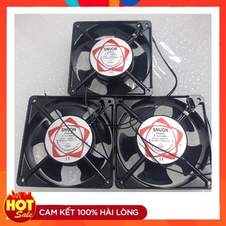 Quạt tản nhiệt snuon 220v-quạt thông gió,hút gió mini 12x12cm