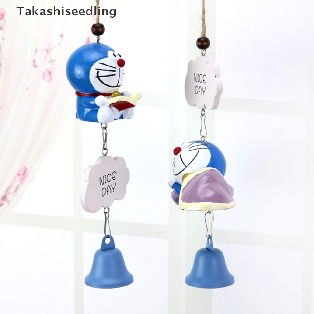 Chuông gió treo sân vườn hình Doraemon dễ thương