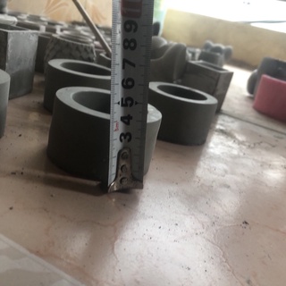 Chậu xi măng mini trồng sen đá, decor