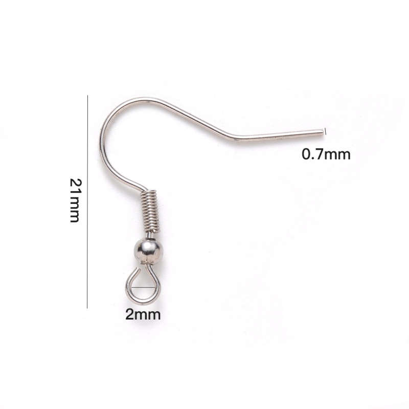 Set 10-20 Móc Làm Trang Sức Bằng Thép Không Gỉ 20x19.5mm