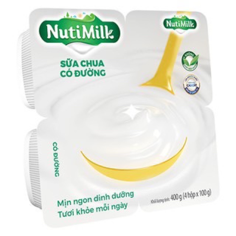 Thùng 48 hộp sữa chua nutifood có đường - date 7/5/2022