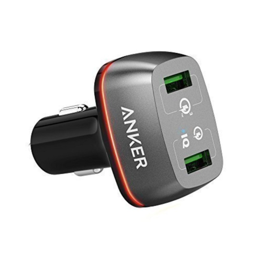 Sạc Xe Hơi Anker PowerDrive+ 2 cổng USB Quick Charge 3.0 - 42W