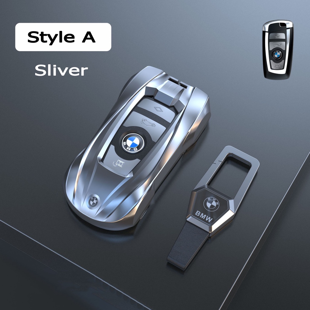 1 Bộ Vỏ Chìa Khóa Bằng Hợp Kim Kẽm Cho Xe BMW E46 E60 E90 F10 F30 F48 G20 G30 X1 X3 X5 F25 F15 G05 G01