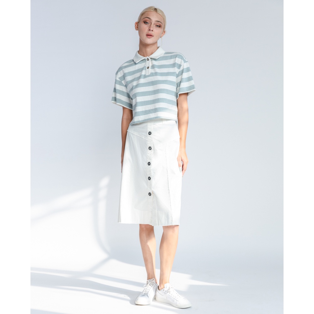 Áo thun nữ croptop tay ngắn J-P Fashion 10207219