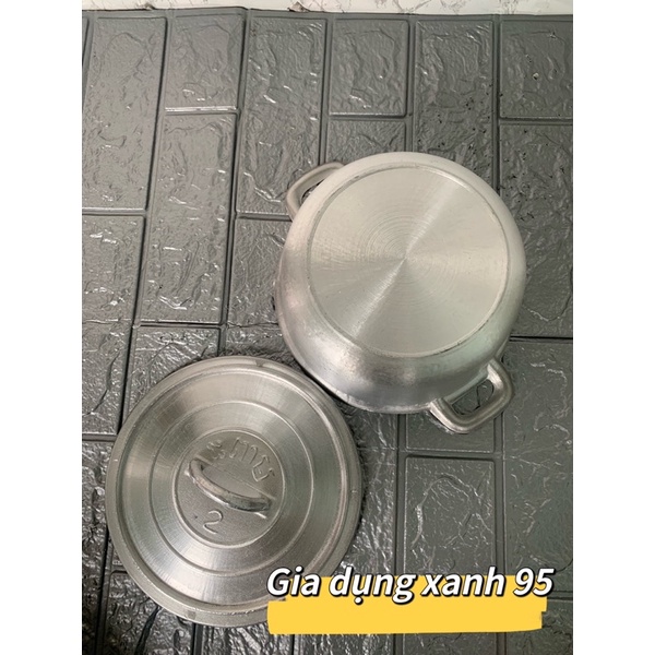 Nồi gang miên đúc số 2 : đường kính 21cm