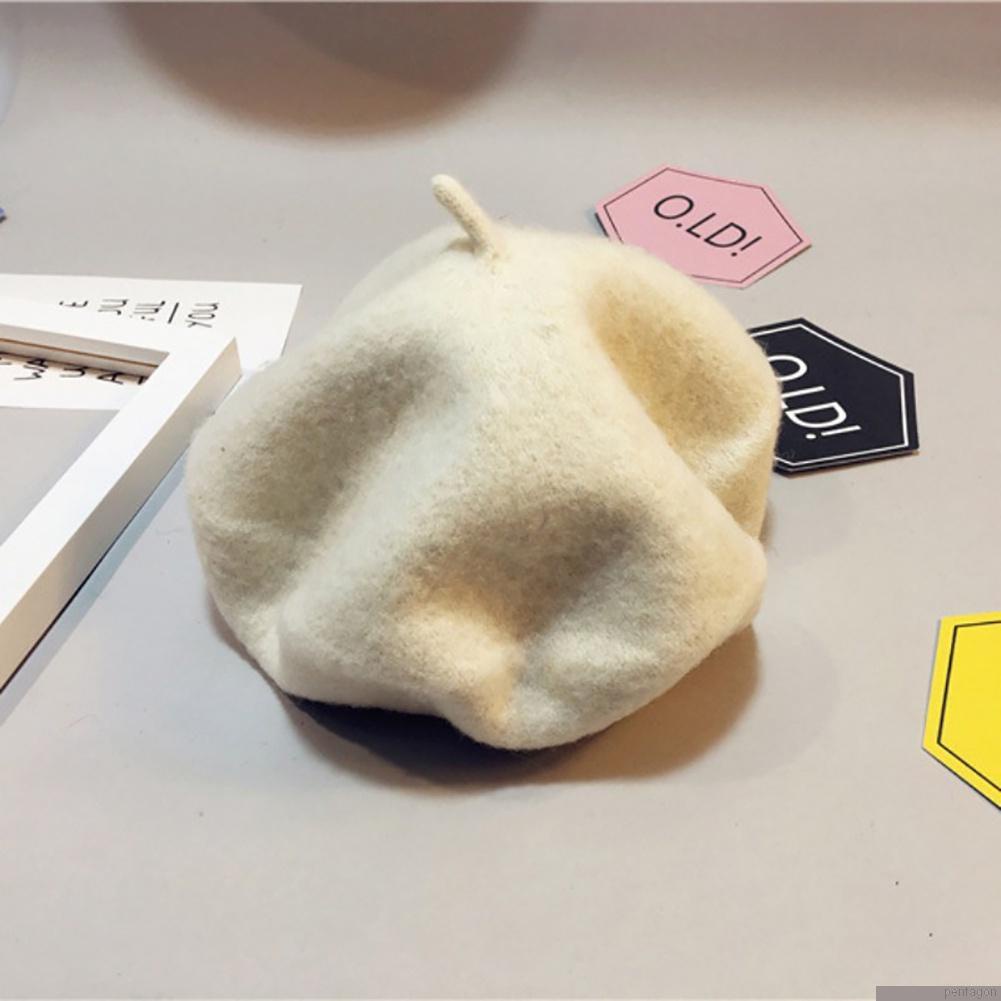 Mũ nồi hình quả bí ngô phong cách Pháp thời trang cho bé gái 2-5 tuổi