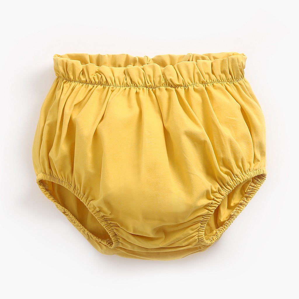 Bộ Quần Áo Sanlutoz Bằng Cotton Thời Trang Mùa Hè Màu Vàng Cho Bé Gái Sơ Sinh