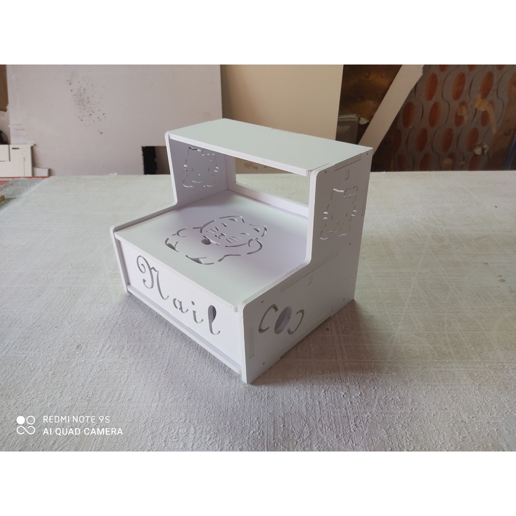 Kệ chân Nail có ngăn