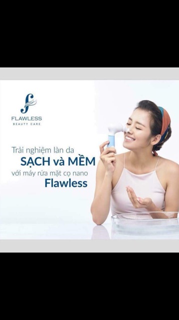 Máy rửa mặt Flawless công nghệ Nhật Bản