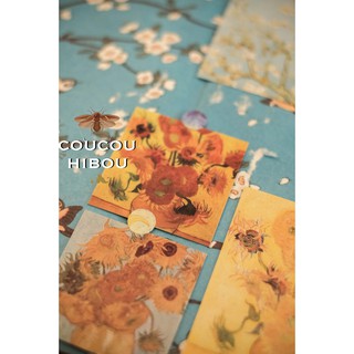 STICKER TRANH van gogh 2-cắt tròn