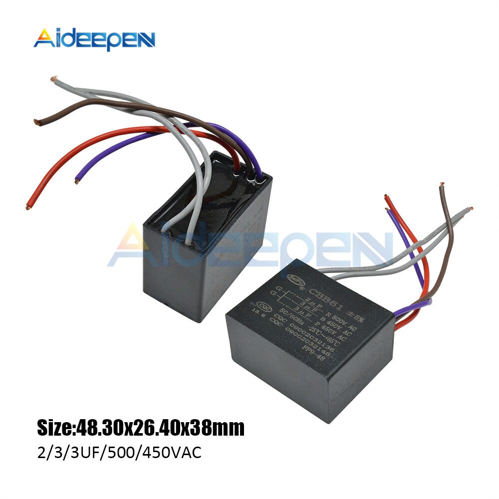 Tụ Điện 5 Dây Cbb61 250v / 300v / 400v / 450v500v / 550v / 600v 1uf ~ 6uf | BigBuy360 - bigbuy360.vn