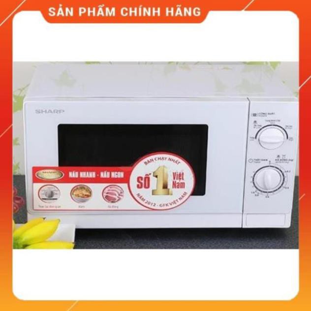 ♥️ [Hỏa tốc 1 giờ]  [FreeShip] Lò vi sóng Sharp 20 Lít R-201VN-S - Bảo hành 12 tháng