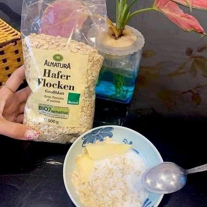 500g Yến mạch cán dẹt Đức Hafer Flocken chính hãng, tốt cho sức khỏe, giảm cân, cho bé ăn dặm