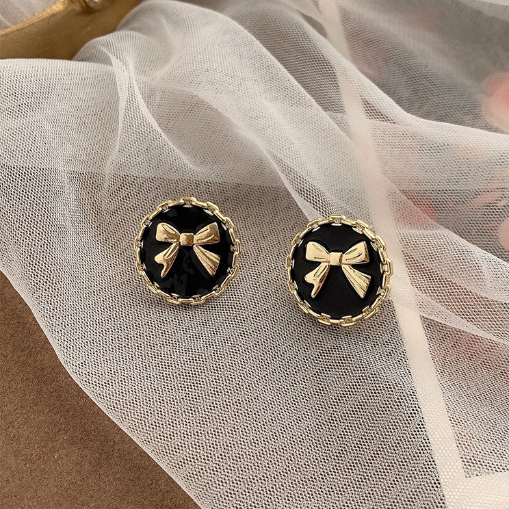 Bông Tai Kim Bạc Đính Ngọc Trai Phong Cách Hàn Quốc 2023