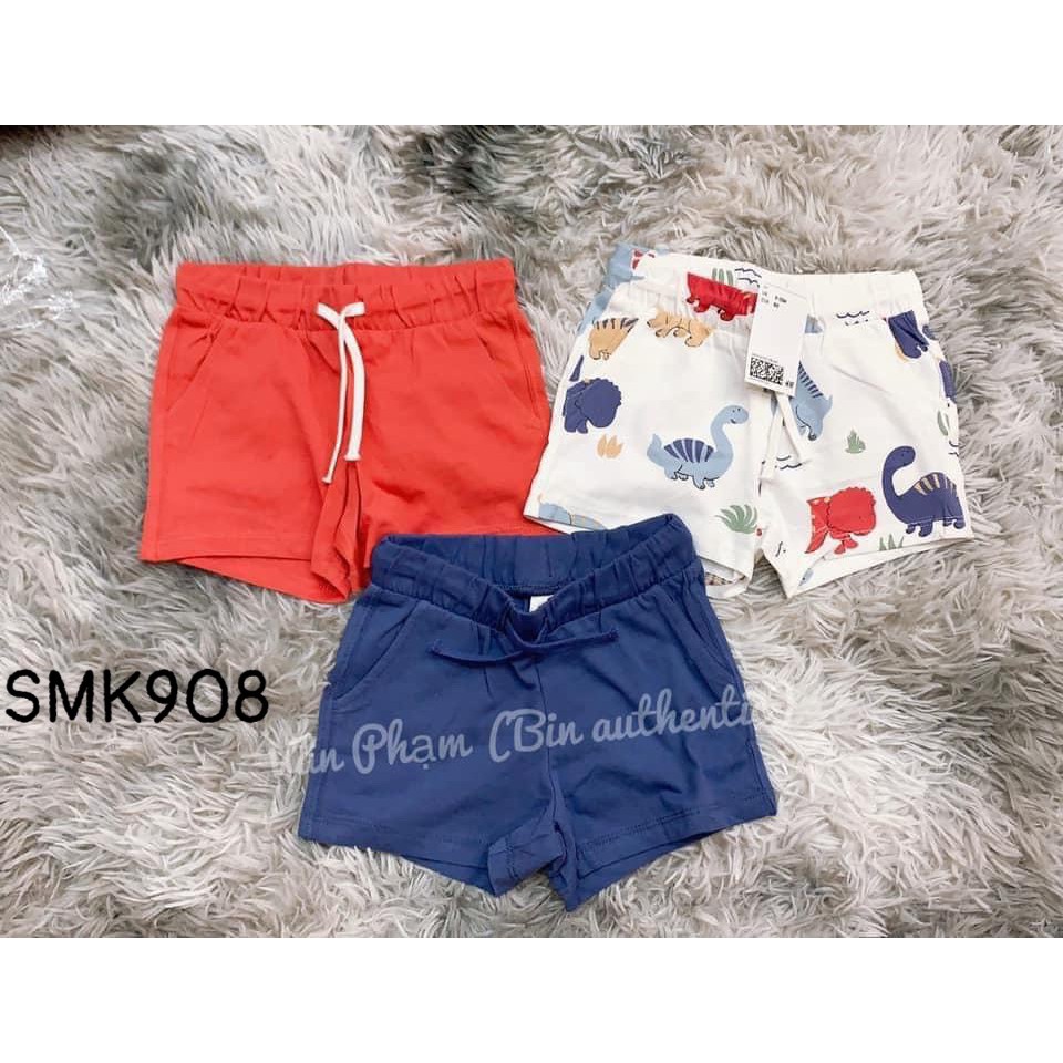 SMK908- COMBO 3 QUẦN COTTON BÉ TRAI