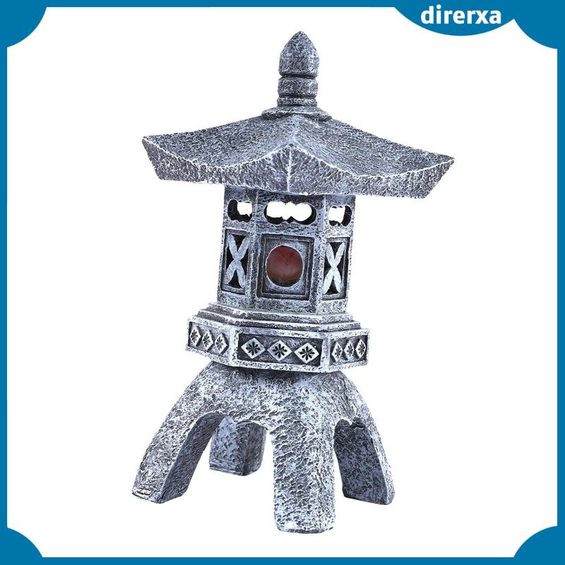 Đèn Lồng Bằng Đá Polyresin Điêu Khắc Trang Trí Lối Đi Sân Vườn Ngoài Trời Châu Á Zen Asia