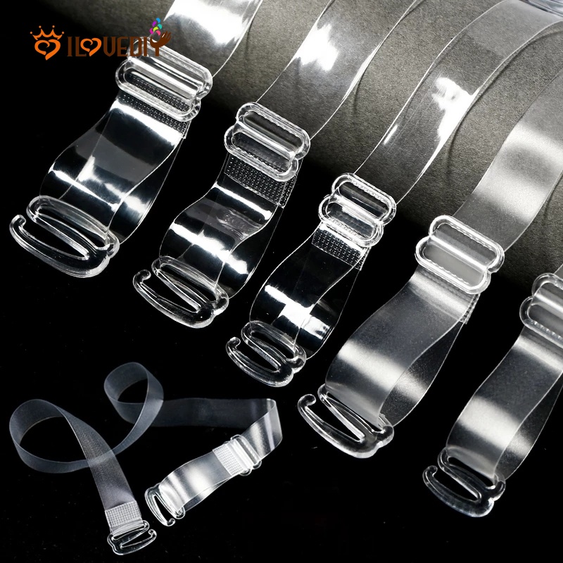 1 Cặp Dây Áo Ngực Trong Suốt Co Giãn Thời Trang Cao Cấp Có Thể Điều Chỉnh Cho Nữ