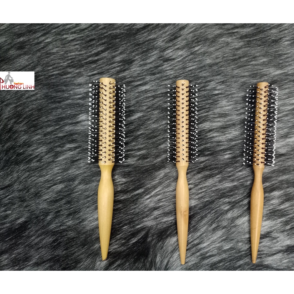 Lược chảy sấy MÀU SÁNG tạo kiểu tóc có 3 kích cỡ khác nhau - Phụ liệu tóc