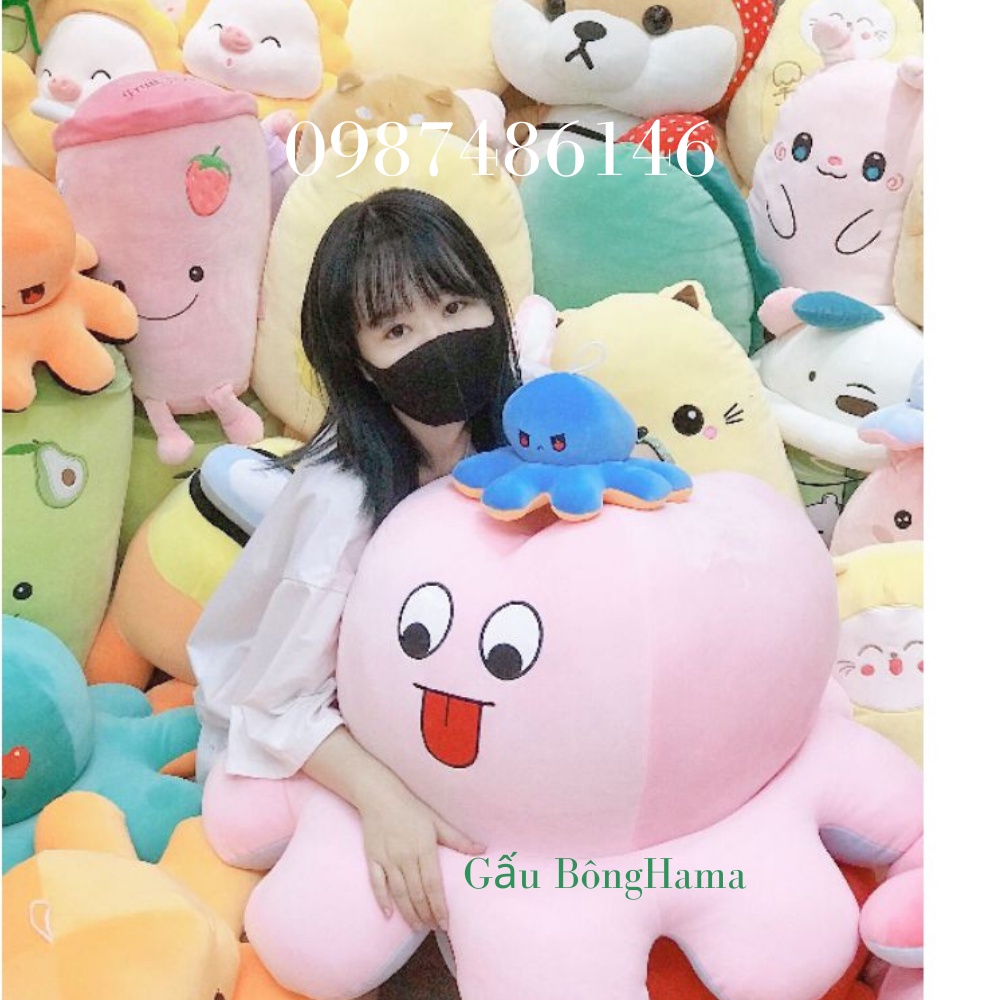Bạch Tuộc Cảm Xúc Co Dãn 4 Chiều , Bạch Tuộc 2 Mặt Cute , Bạch Tuộc Cao Cấp Hama
