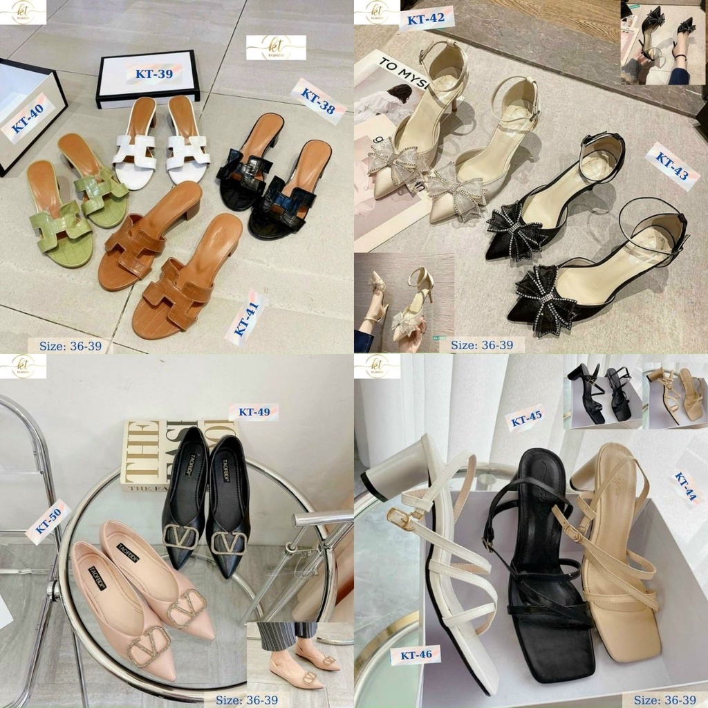 Giầy, Sandan, Dép Thời Trang Nữ, Cao cấp Xuất Khẩu và Nhập Khẩu.