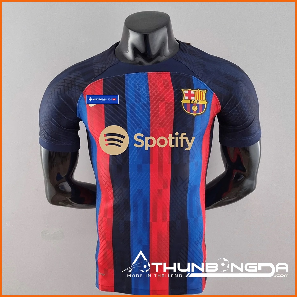Áo Barca sọc xanh đỏ sân nhà 2022/2023, 2022/23 bản PLAYER Issue BODY fit cao cấp Thái Lan