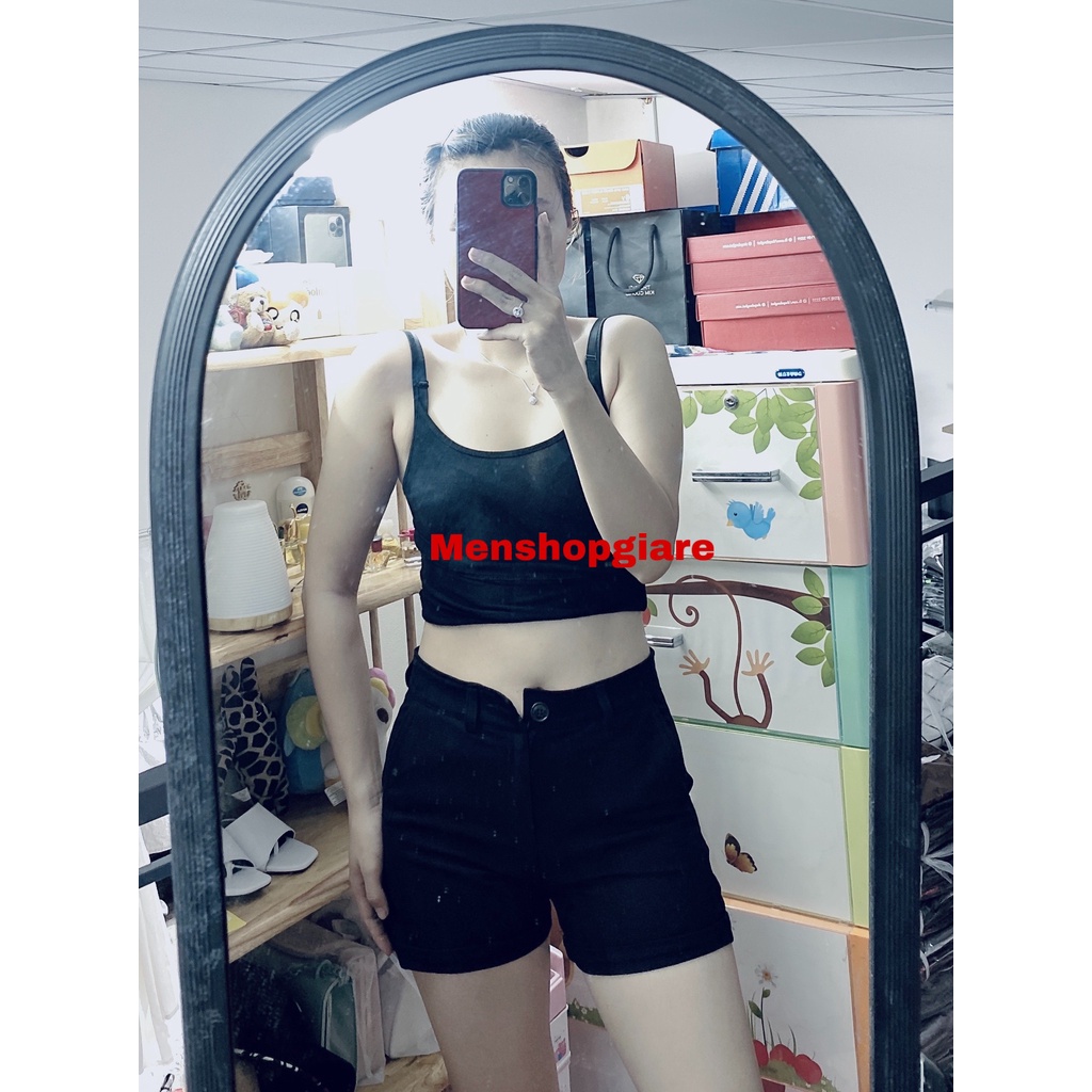 quần đùi nữ lưng cao- hình thậT có size đại