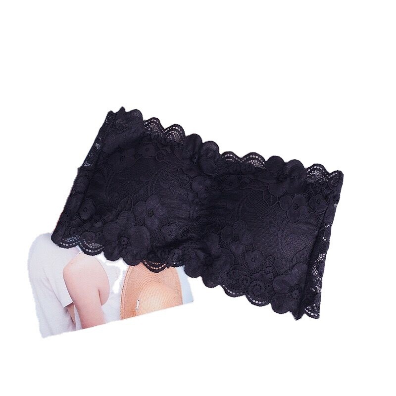 Áo Ngực Ren Không Dây Không Gọng Chống Chói Không Đường May Thoáng Khí Thoải Mái Thời Trang Cho Nữ