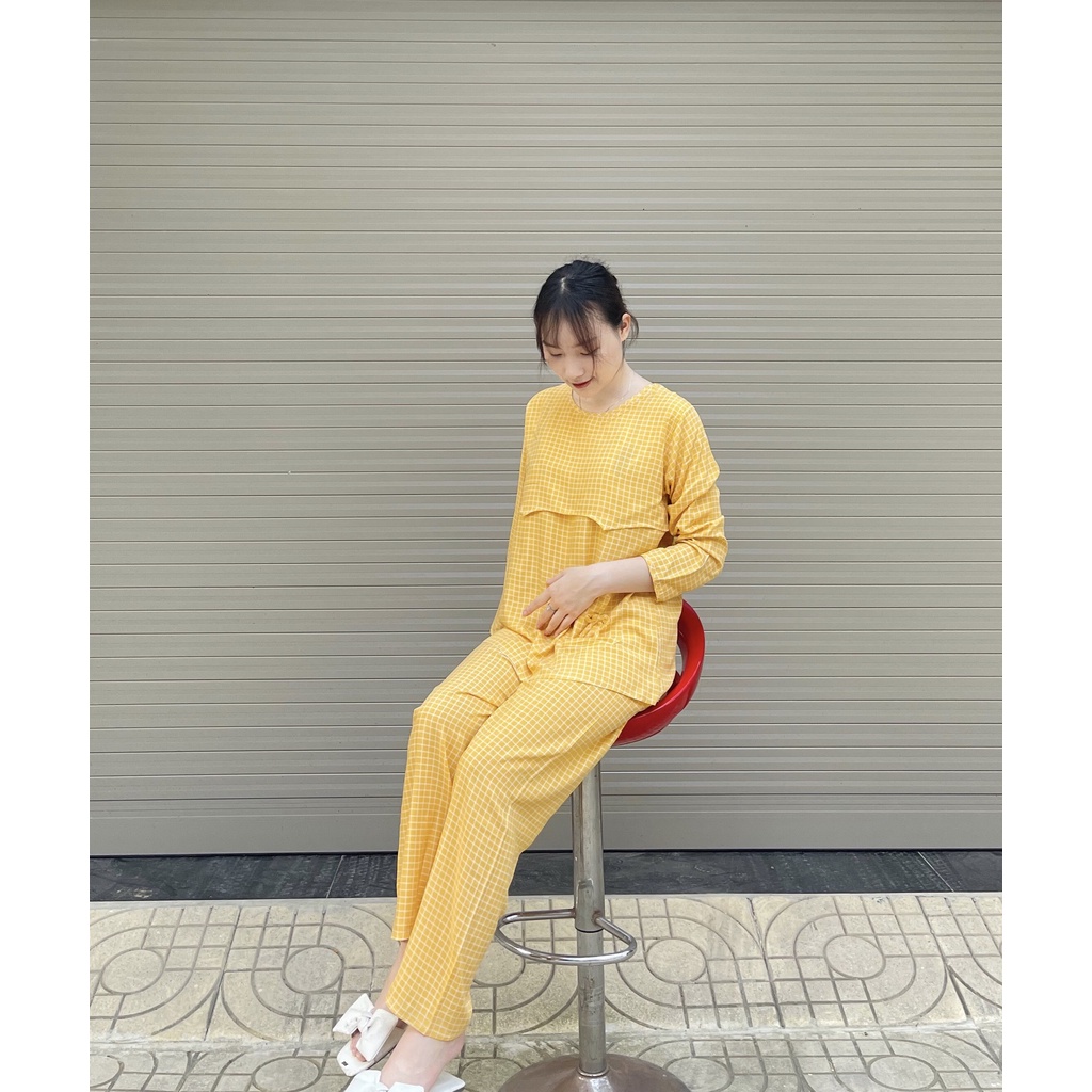 Bộ bầu và sau sinh chất lanh KA