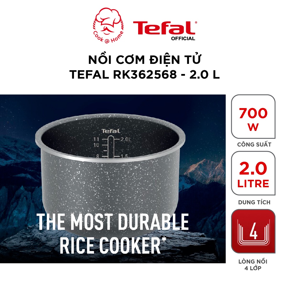 Nồi cơm điện Tefal RK362568 – 700W, 2L