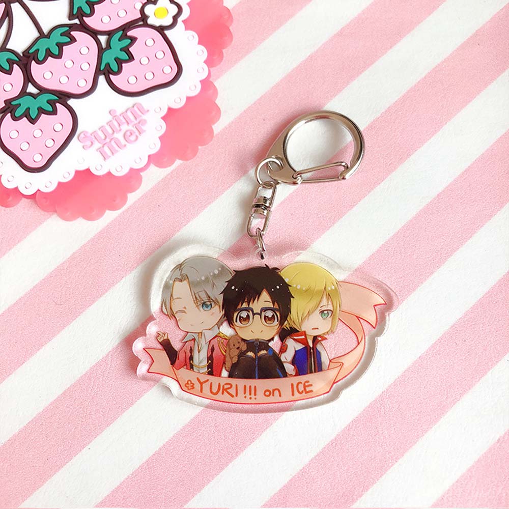 Móc Khóa Nhân Vật Hoạt Hình Yuri!!!! On Ice
