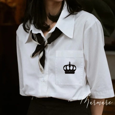 NRVP Áo Sơ Mi Dáng Rộng Thời Trang Hàn Quốc 2022 Dành Cho Nữ