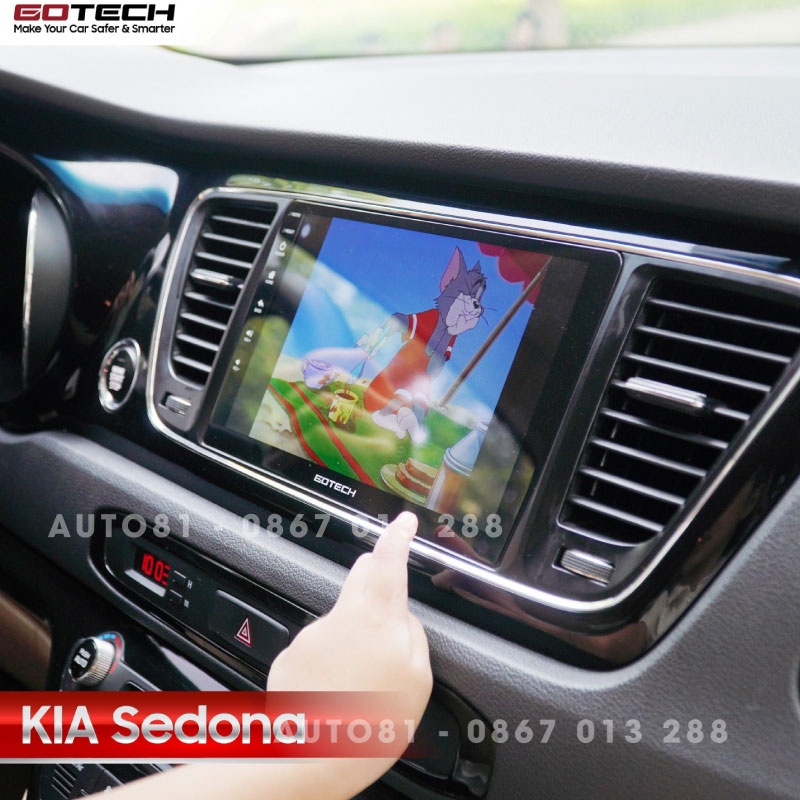 Màn hình android Gotech GT8 New chỉ đường, cảnh báo, giải trí đa phương tiện - HÀNG THANH LÝ