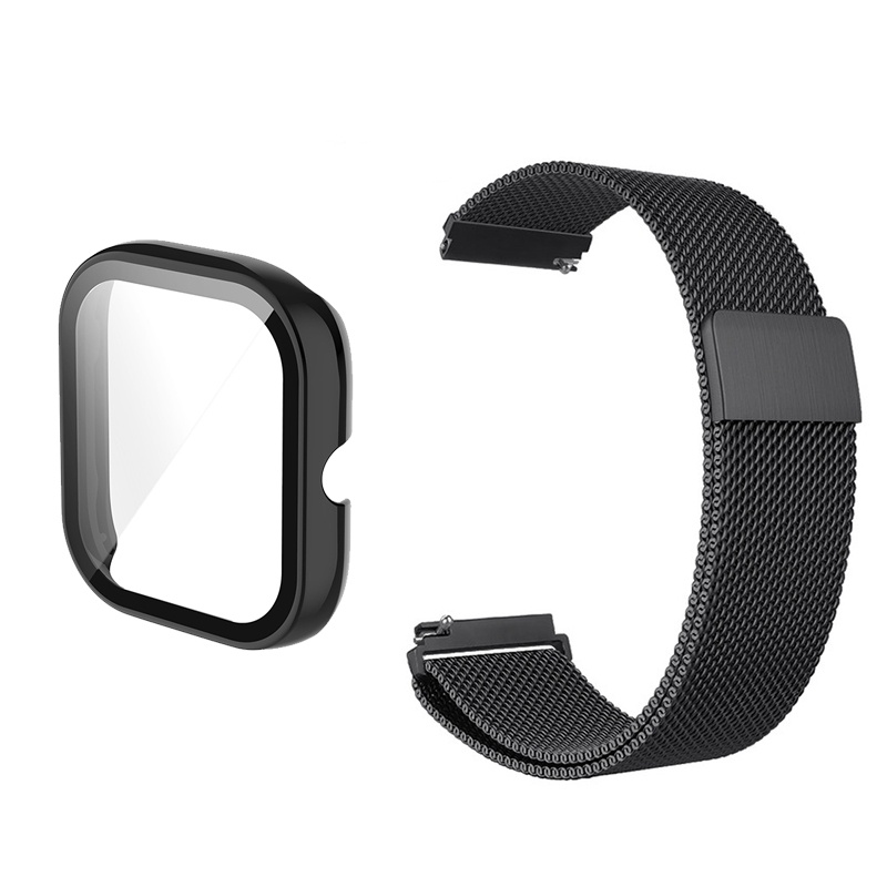 Dây đeo khóa từ tính có vỏ bảo vệ mặt đồng hồ GTS2 Milanese cho Xiaomi Amazfit GTS 3 2 2e 2mini