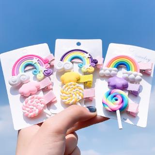 Bộ 3 Kẹp Tóc Xinh Xắn Dễ Thương Cho Bé Gái