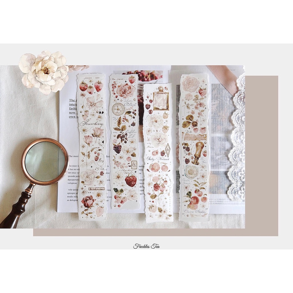Minyi.corner - Freckles tea - Mẫu Roses and Berries 1 chu kì