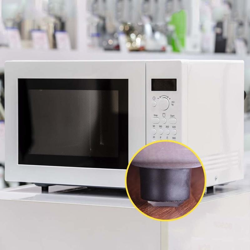 Set 100 miếng đệm cao su dán tường chống va chạm thiết kế tiện dụng