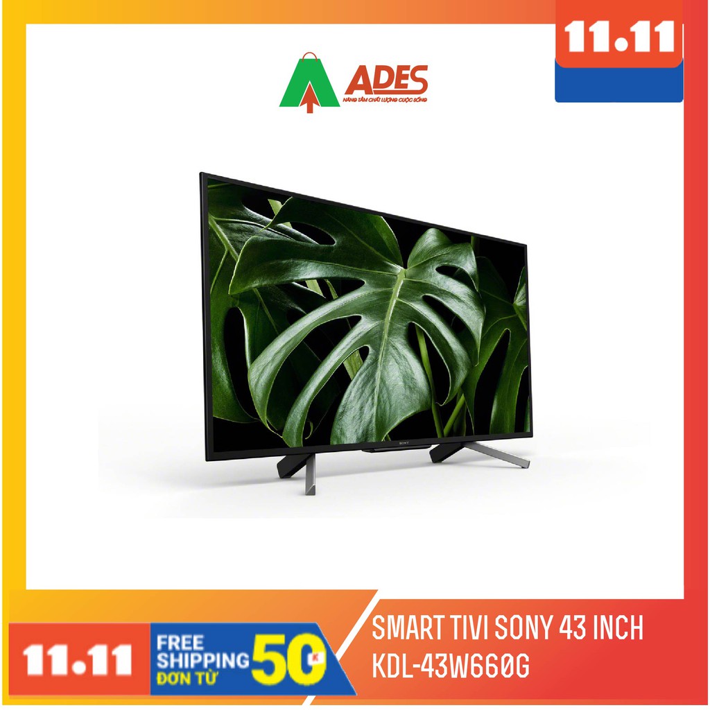 Smart Tivi Sony 43 inch KDL-43W660G Mẫu 2019 | BigBuy360 - bigbuy360.vn